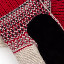 Load image into Gallery viewer, Dalarna Pattern Suede Palm Swedish Mittens