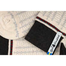 Load image into Gallery viewer, Eksharad Pattern Swedish Merino Everyday Socks