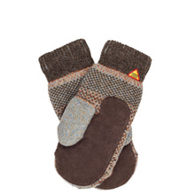Load image into Gallery viewer, Scania Pattern Suede Palm Swedish Mittens Ojbro Vantfabrik