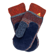 Load image into Gallery viewer, Scania Pattern Suede Palm Swedish Mittens Ojbro Vantfabrik