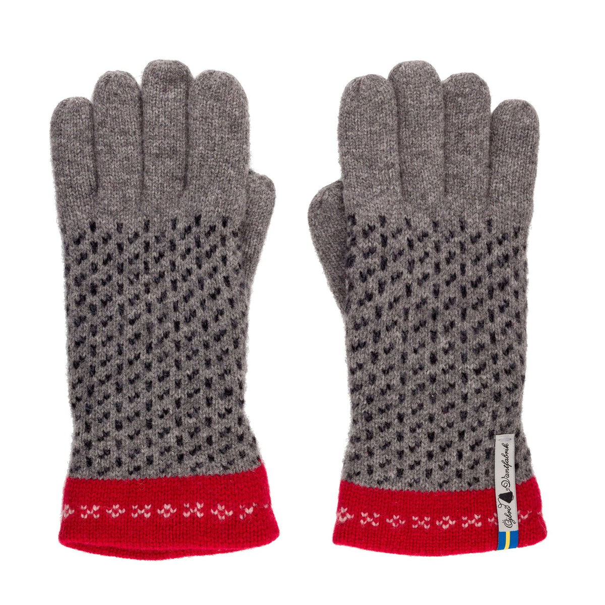 Skafto Pattern Swedish Gloves Ojbro Vantfabrik - 100% Merino
