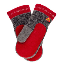 Load image into Gallery viewer, Skaftö Pattern Suede Palm Swedish Mittens