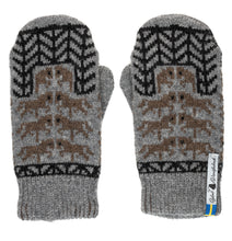 Load image into Gallery viewer, Gotland Pattern Swedish Mittens Double Merino