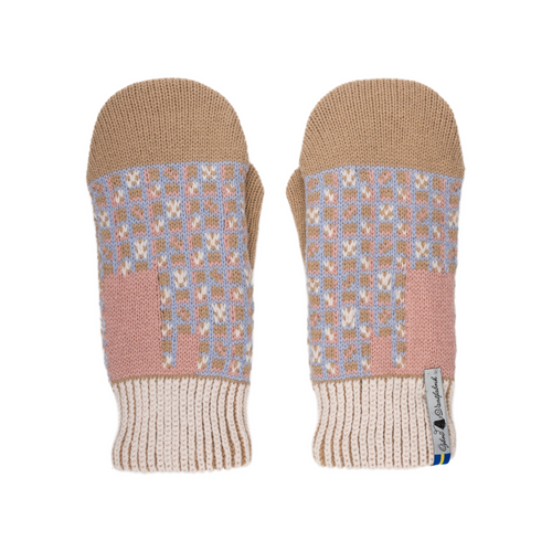 Geometri Ragna Pattern Swedish Mittens Ojbro Vantfabrik