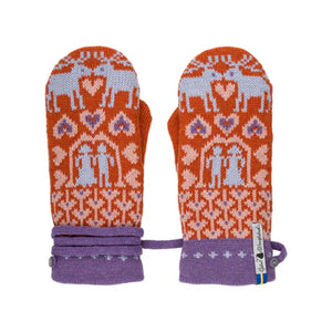 Fästfolk Pattern Swedish Mittens