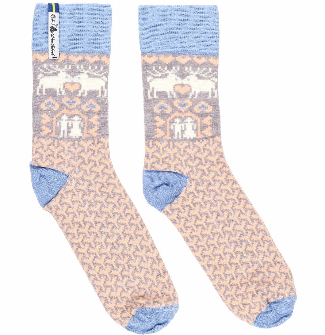 Fästfolk Pattern Swedish Merino Everyday Socks