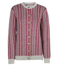 Load image into Gallery viewer, Lycksele Pattern Merino Wool Cardigan Sweater