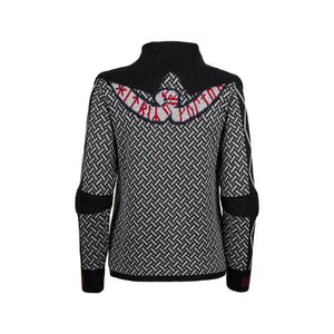 Futhark Pattern Merino Wool Cardigan Sweater