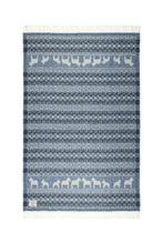 Load image into Gallery viewer, Dalarna Pattern Wool Blanket Ojbro Vantfabrik