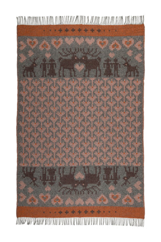 Fastfolk Pattern Wool Blanket Ojbro Vantfabrik