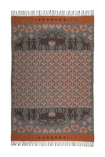 Load image into Gallery viewer, Fastfolk Pattern Wool Blanket Ojbro Vantfabrik