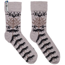 Load image into Gallery viewer, Yggdrasil Pattern Swedish Merino Everyday Socks