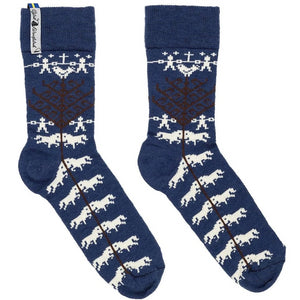 Yggdrasil Pattern Swedish Merino Everyday Socks